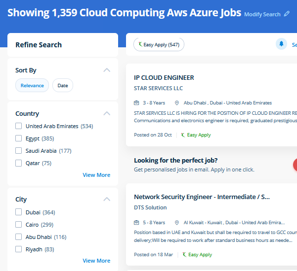 Cloud Computing internship jobs in Sharjah