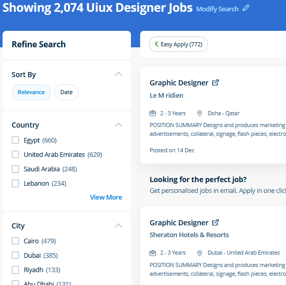 UI/UX Design internship jobs in Ras Al Khaimah